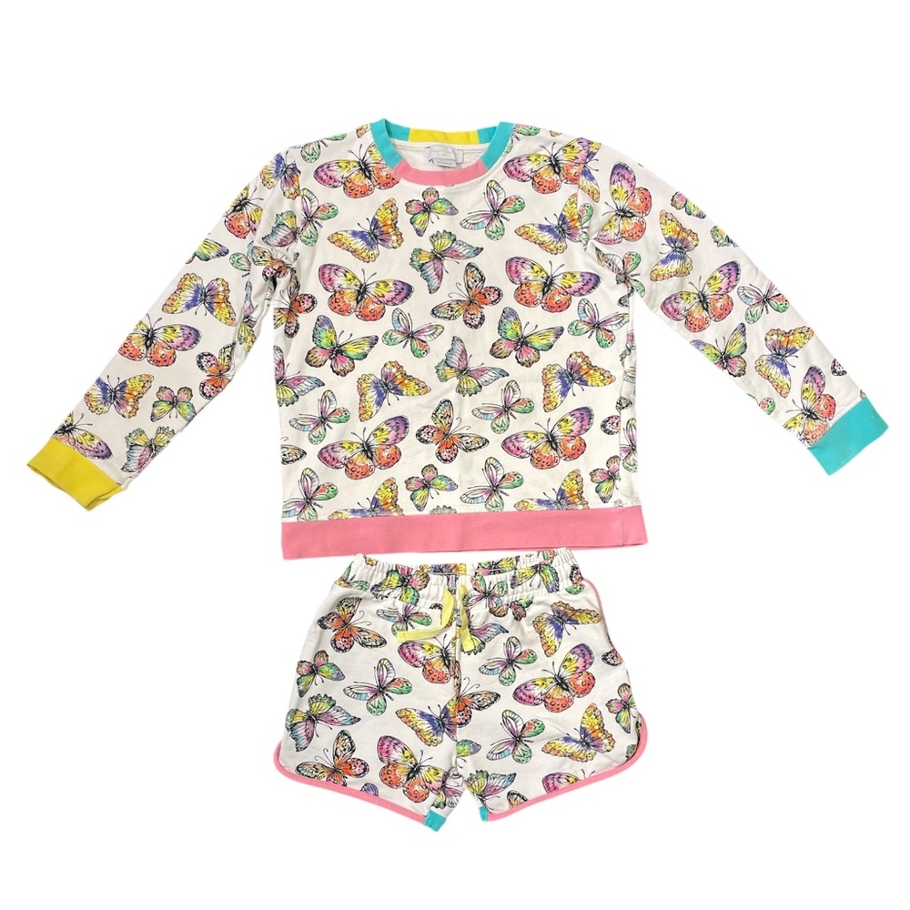 Stella McCartney Butterfly Short Sweatshirt Set Kids Size 10